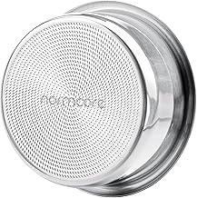 Normcore 54mm Portafilter Basket Coffee Filter - 18g Bottomless Portafilter Filter Basket compatible with 54mm Breville Sage Espresso machines Express - 304 Stainless Steel
