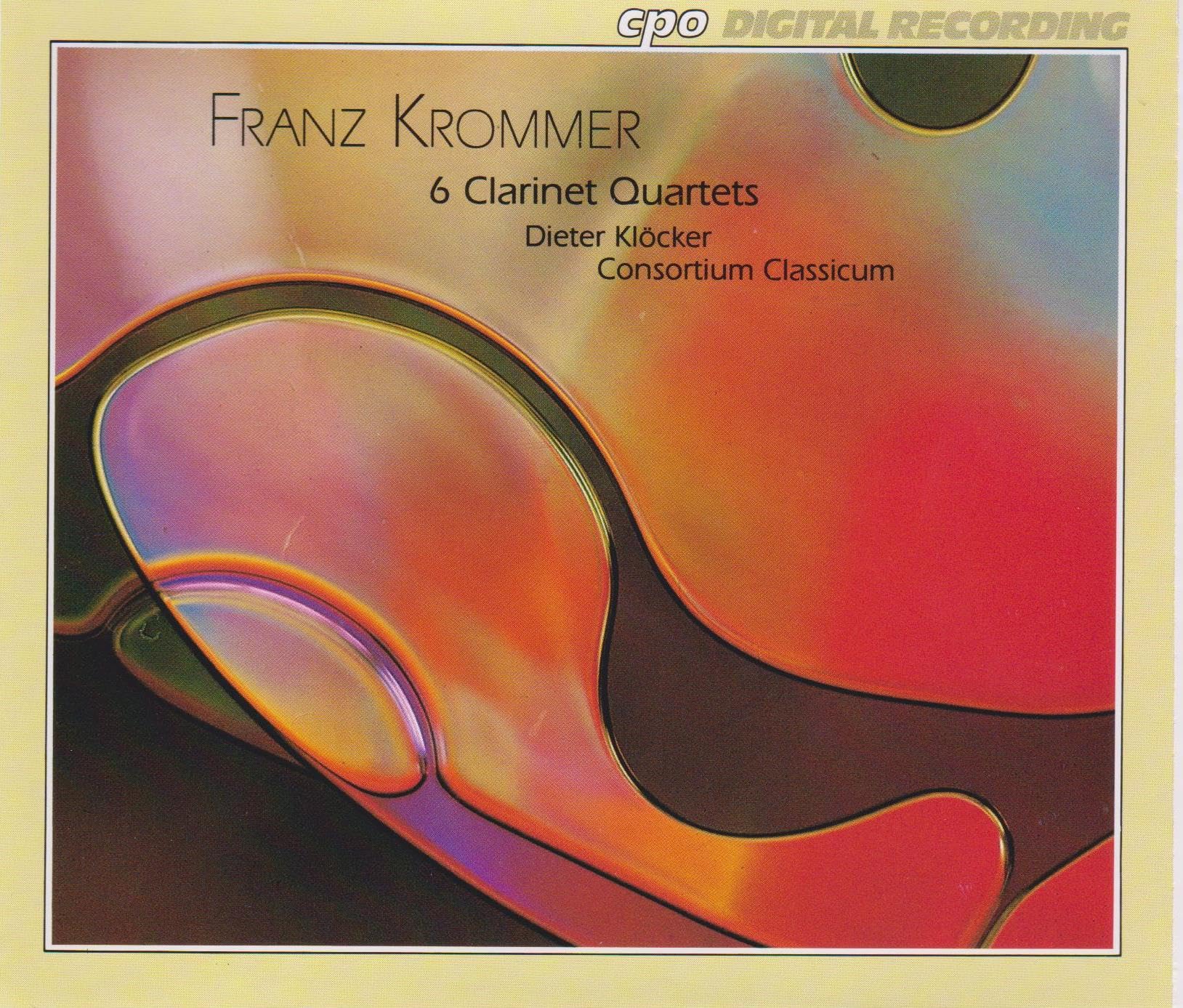 KROMMER: Clarinet Quartets