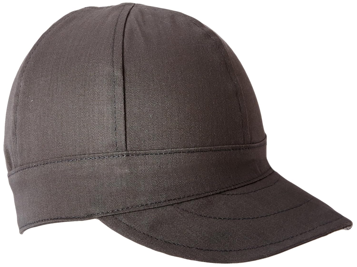 Lapco FR Lap 6CFRGY6 7/8 Flame Resistant 6-Panel Welder's Caps, 100% Cotton, HRC 2, NFPA 70E, 6 7/8", Gray