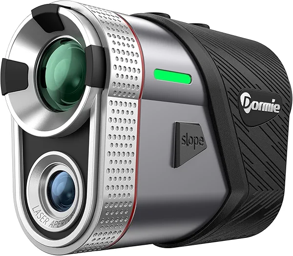 Dormie Golf Rangefinder with Slope,800 Yards Laser Range Finder Golfing,Aluminum Alloy Body,Flag Pole Locking Vibration,Slope Compensation,6X Magnification Rangefinder with Magnet