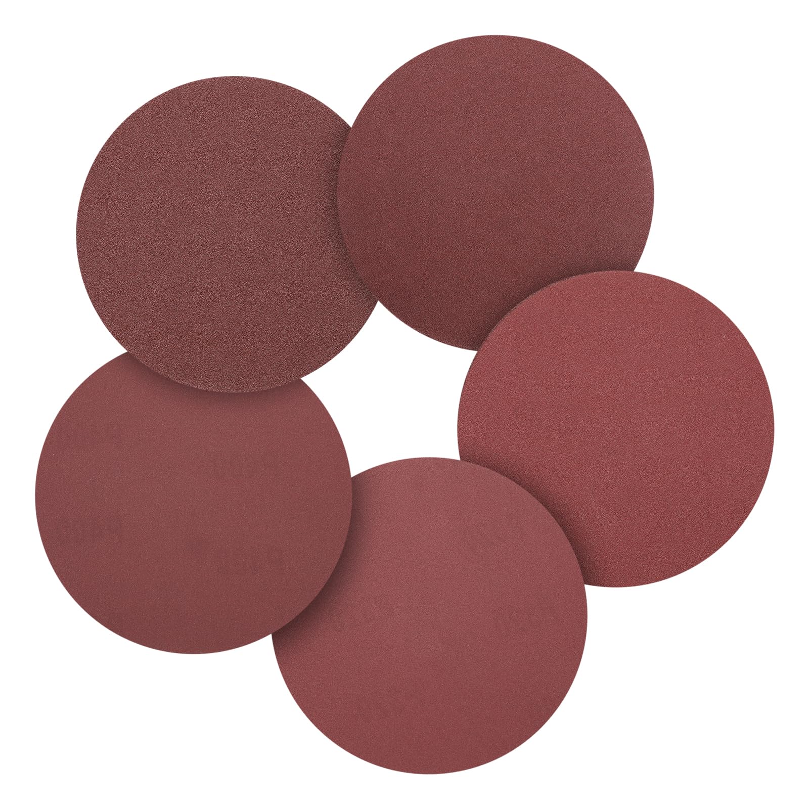 CoCud 50 Pcs 150mm 6 Inch Sanding Disc 80/120/220/320/600 Grit Round Hook and Loop Sandpaper for Random Orbital Sander Automotive Car