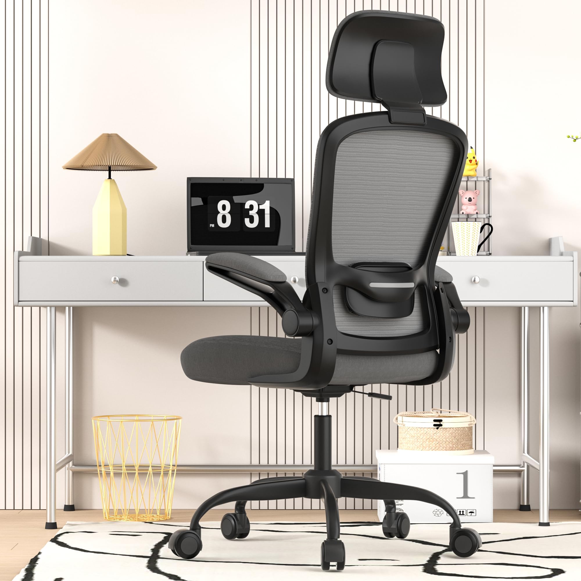 Ergonomic Desk Chair for Long Hours Sitting – Back & Neck Pain Relief