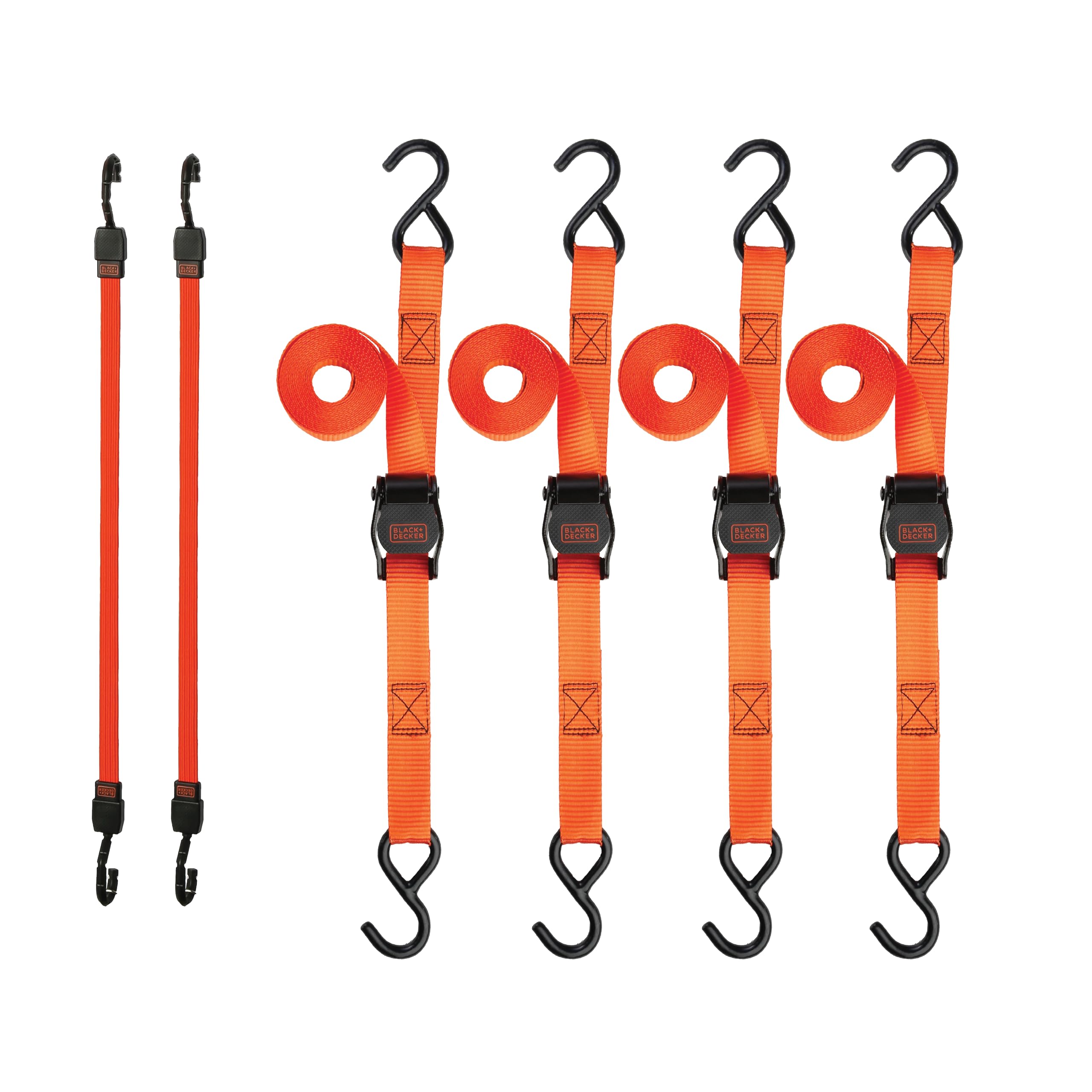 BLACK+DECKER Securing Straps - 6-Piece Kit -1