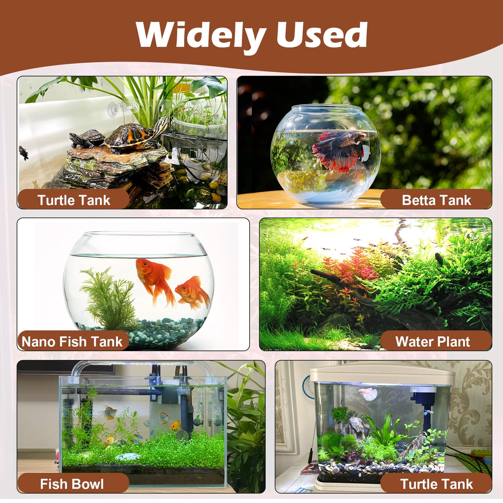 hygger Mini Chauffage Aquarium 50W, Submersible Chauffages pour Aquarium avec Contrôleur de la Température Aquarium Heater de Tortue pour 19 à 38 litres