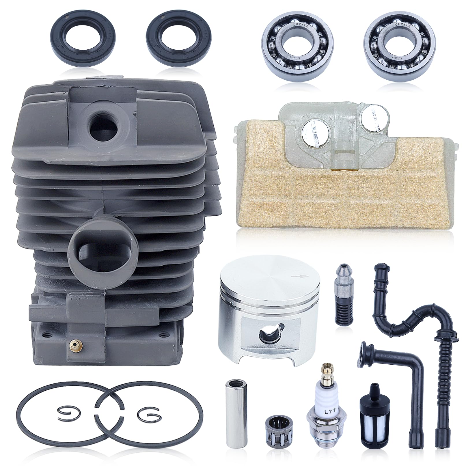 Kit piston de cylindre 46mm résout panne compression tronçonneuse Stihl 029