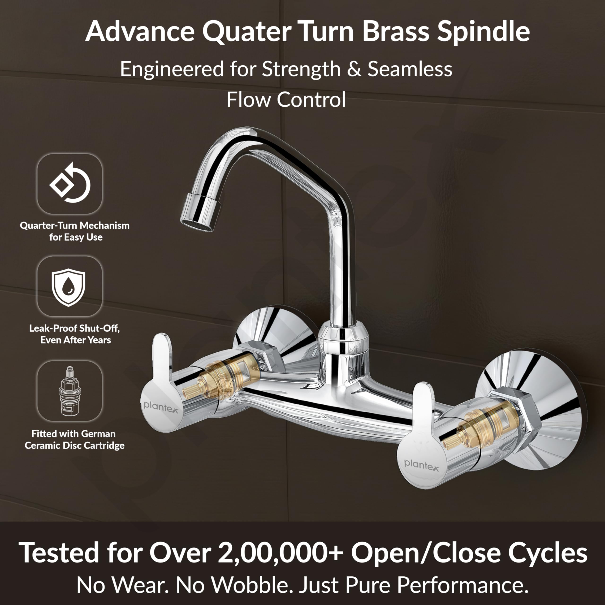Plantex Brass Sink Mixer - 7 Year Warranty -2 Plantex Brass Sink Mixer - 7 Year Warranty -2