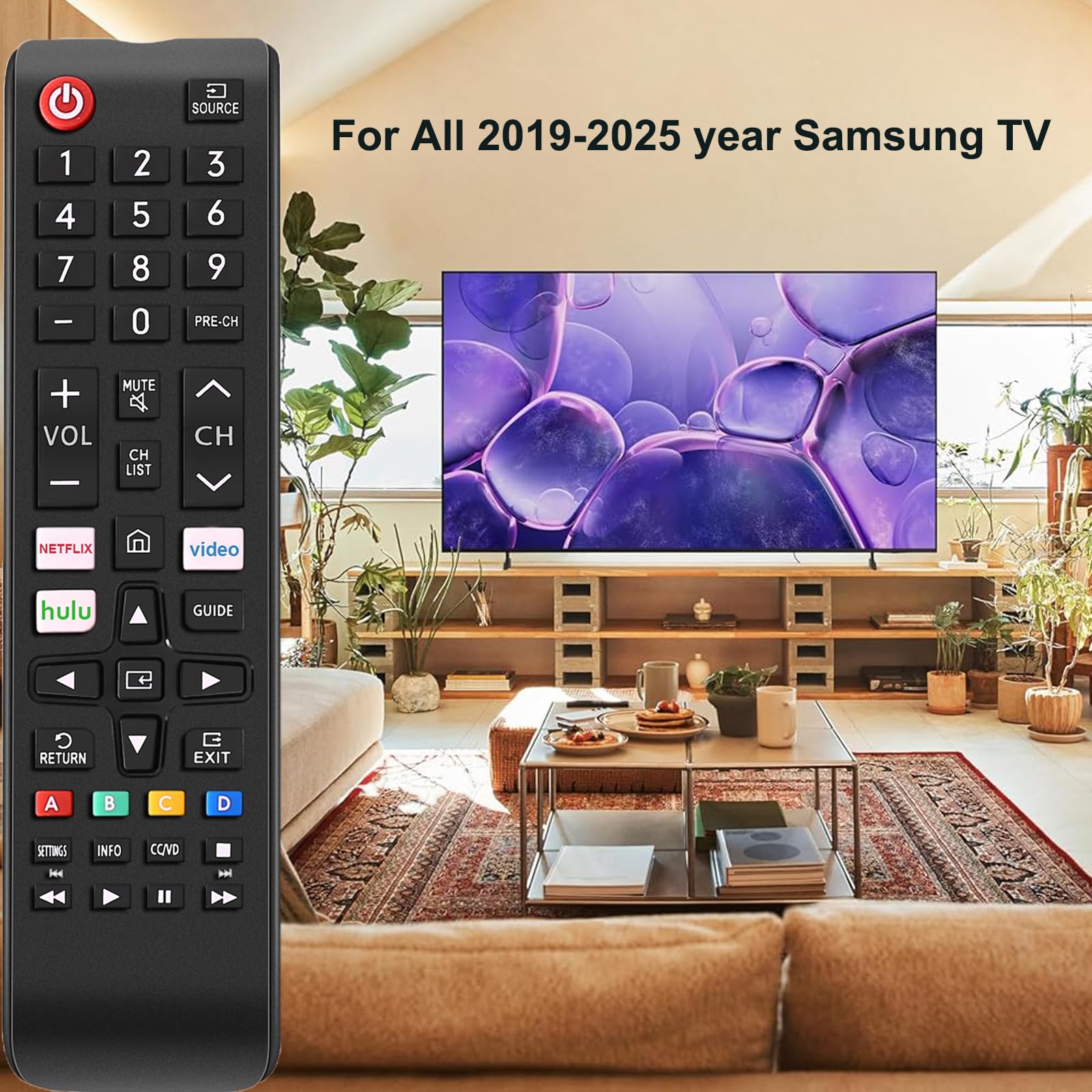 EONCHARM Universal Remote Control for All Samsung TV Compatible with All Samsung LCD LED HDTV 3D Smart TVs Models — Amazon image 5