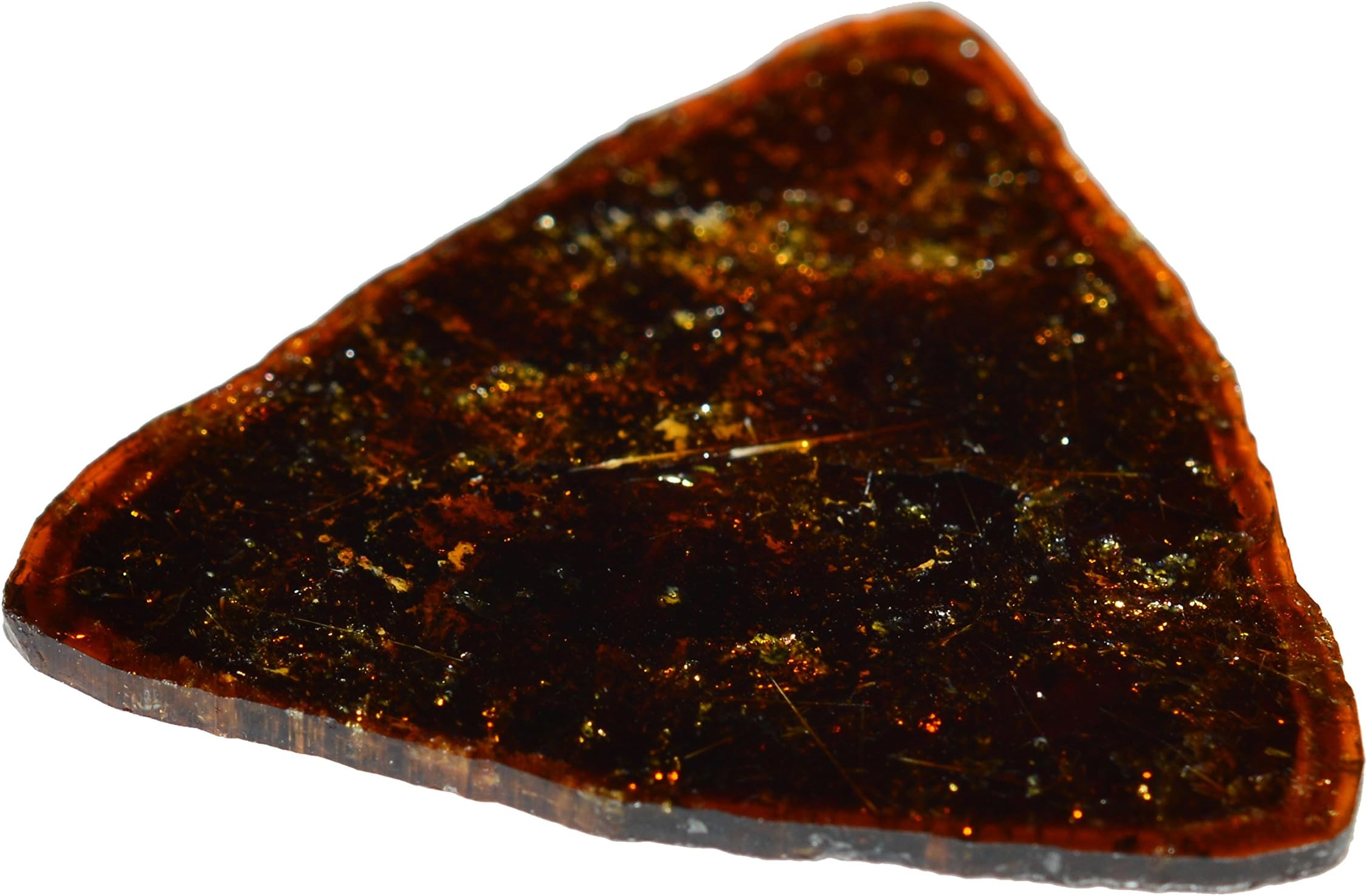 Yellow Tourmaline polished gemstone slab 9.45 carat