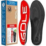 SOLE Active Medium + Met Pad Insoles - Custom Moldable Orthotic Support for Any Arch Type, Plantar Fasciitis Relief - Mens 7/Womens 9, 1 Pair