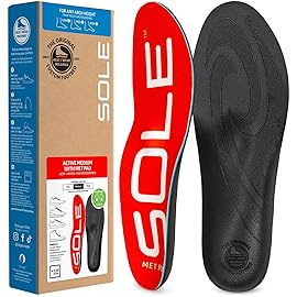 SOLE Active Medium Shoe Insoles with Metatarsal Pads - Men\'s Size 11/Women\'s Size 13