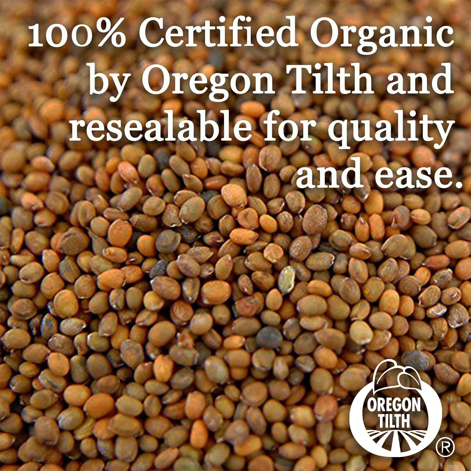 Speckled Pea Sprouting Seeds - 25 Lbs Bulk - Certified Organic, Non-GMO Green Pea Sprout Seeds - Sprouts & Microgreens