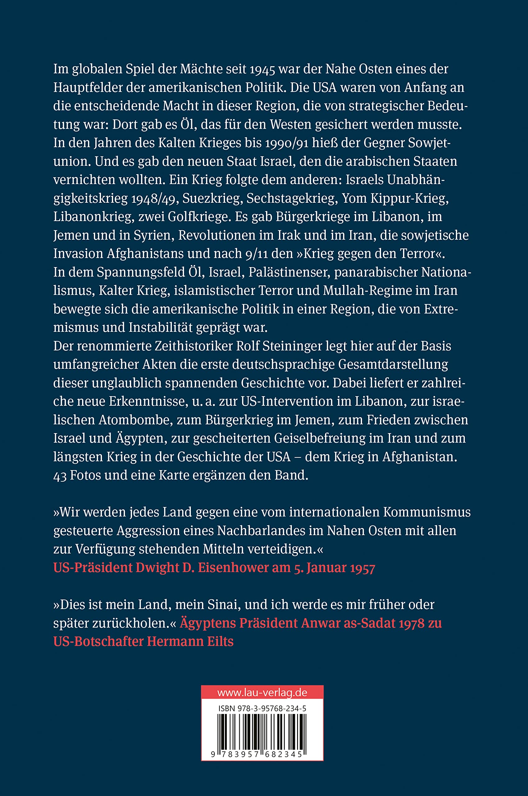 Die USA, Israel und der Nahe Osten: Von 1945 bis zur Gegenwart