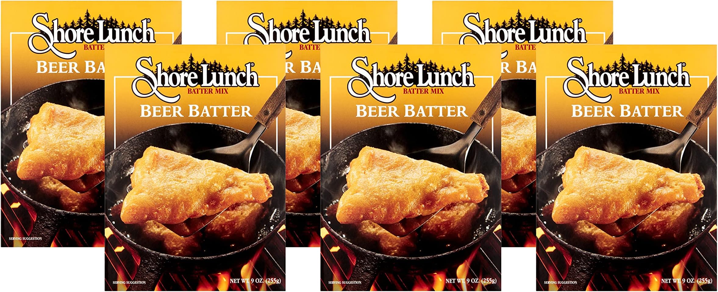 Shore Lunch Batter Mix Beer Batter Mix, 9 Oz, 6 Pack
