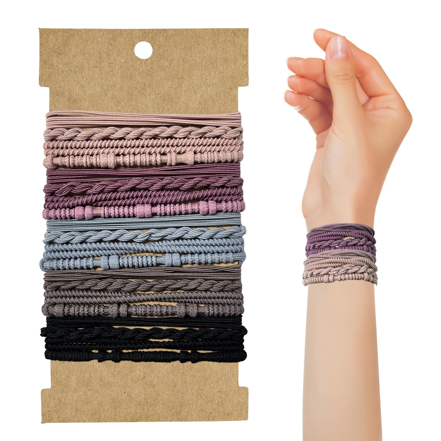 20 Pcs Hair Ties