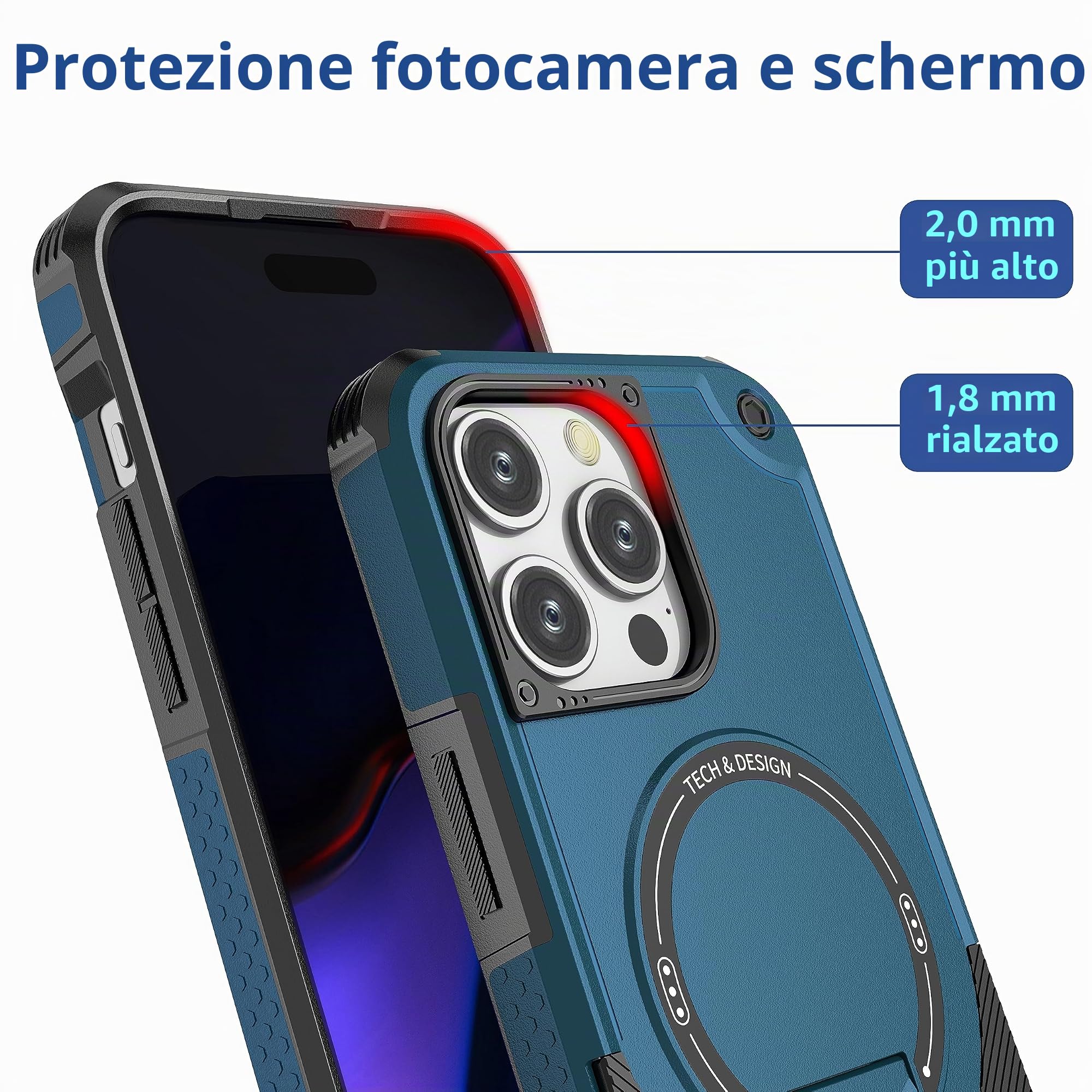 Custodia Iron Logo Compatibile con MagSafe per iPhone 15 Pro Max - La Casa de las Carcasas, Accessori e Cover per telefoni