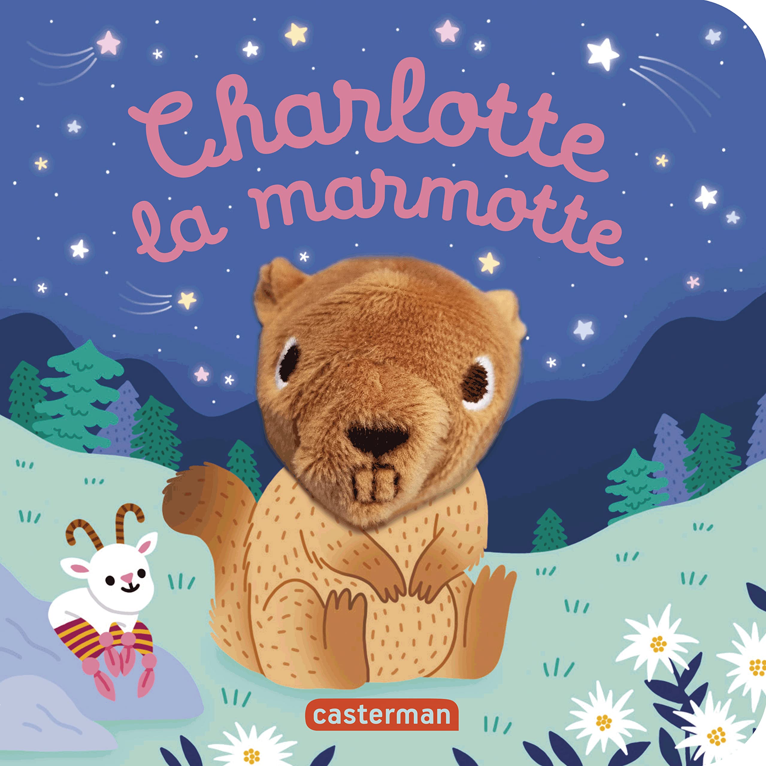Charlotte la marmotte: Livre marionnette pour bébé - dès 3 mois