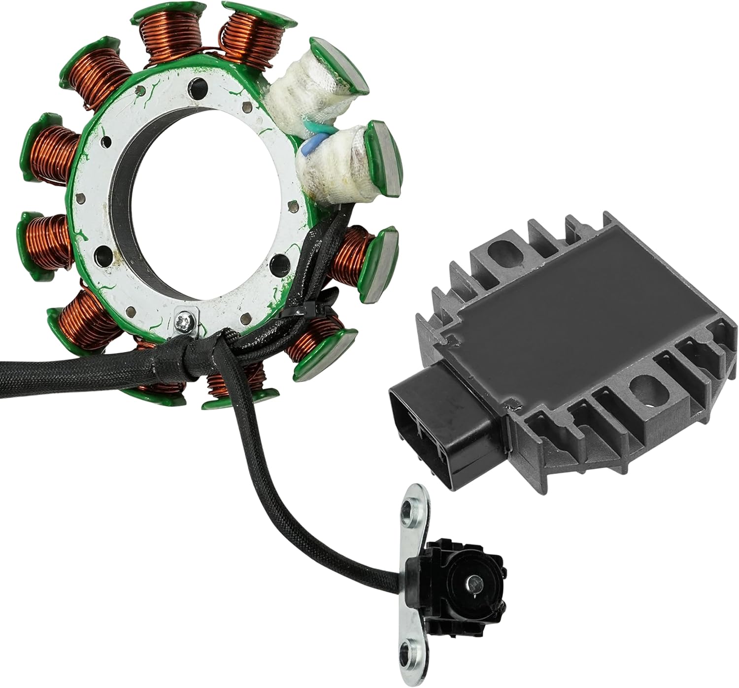 Caltric Stator and Regulator Rectifier Compatible With Honda TRX400EX Sportrax 400 Ex 1999-2012