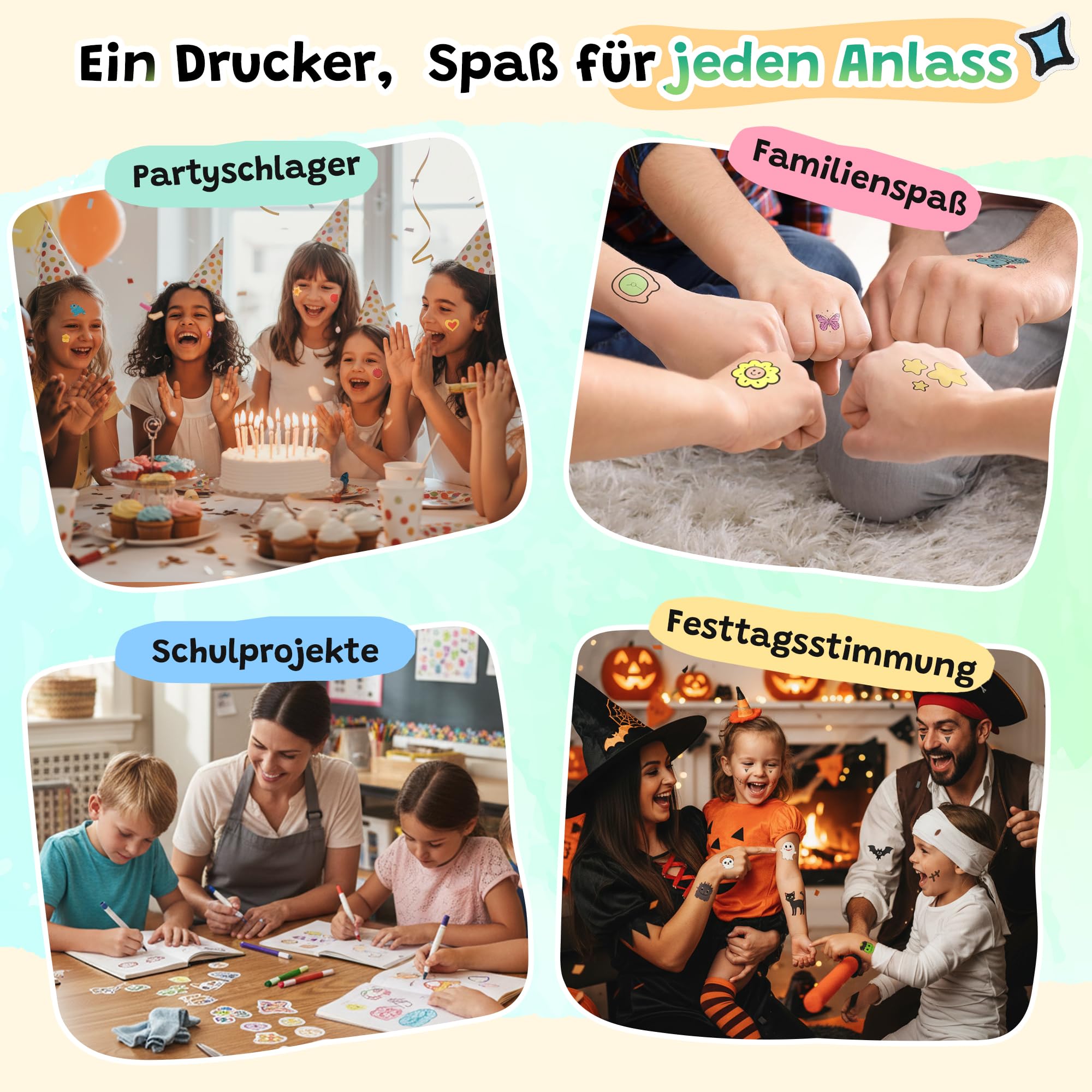 TATTMUSE Temporärer Tattoo Maker für Kinder, Mini Geschenk für Mädchen | Spielzeug für Mädchen 5 6 7 8 9 10 11 12 Jahre, Zeichensets für Kinder, Tattoo Maschine Set Kinder, Bastelset Kinder