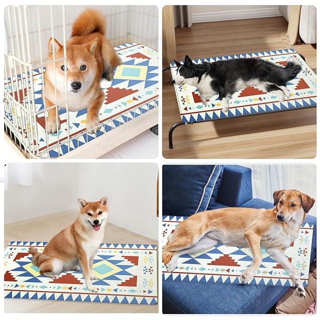 Foto 7 de 7 de SUNOYA Alfombrilla Refrigerante para Perros: 1 Pieza Alfombra Refrigerante de Verano, Lavable, para Interior