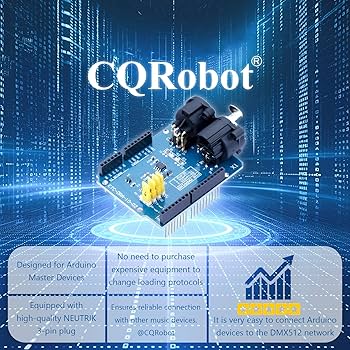 CQRobot DMX Shield MAX485 compatível com placa Arduino (RDM capaz