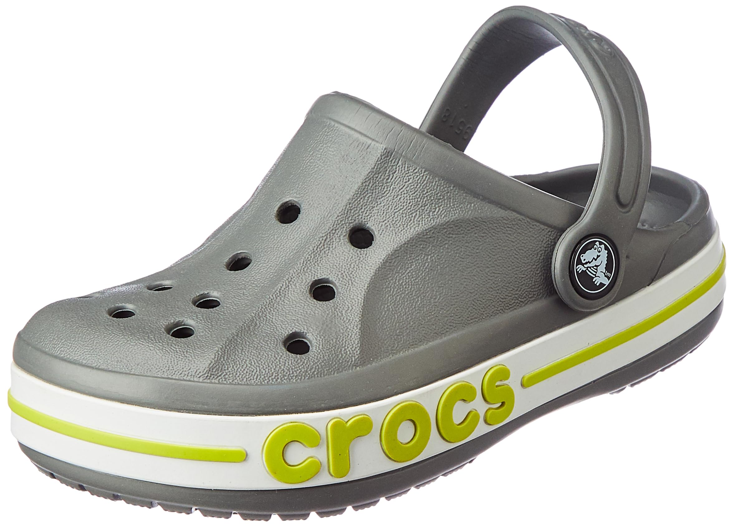 Crocs Unisex Kids Slate Grey/Lime Punch Bayaband Clog 207019-0GX-C12 (B0BQHW6K68) Amazon Price History, Amazon Price Tracker