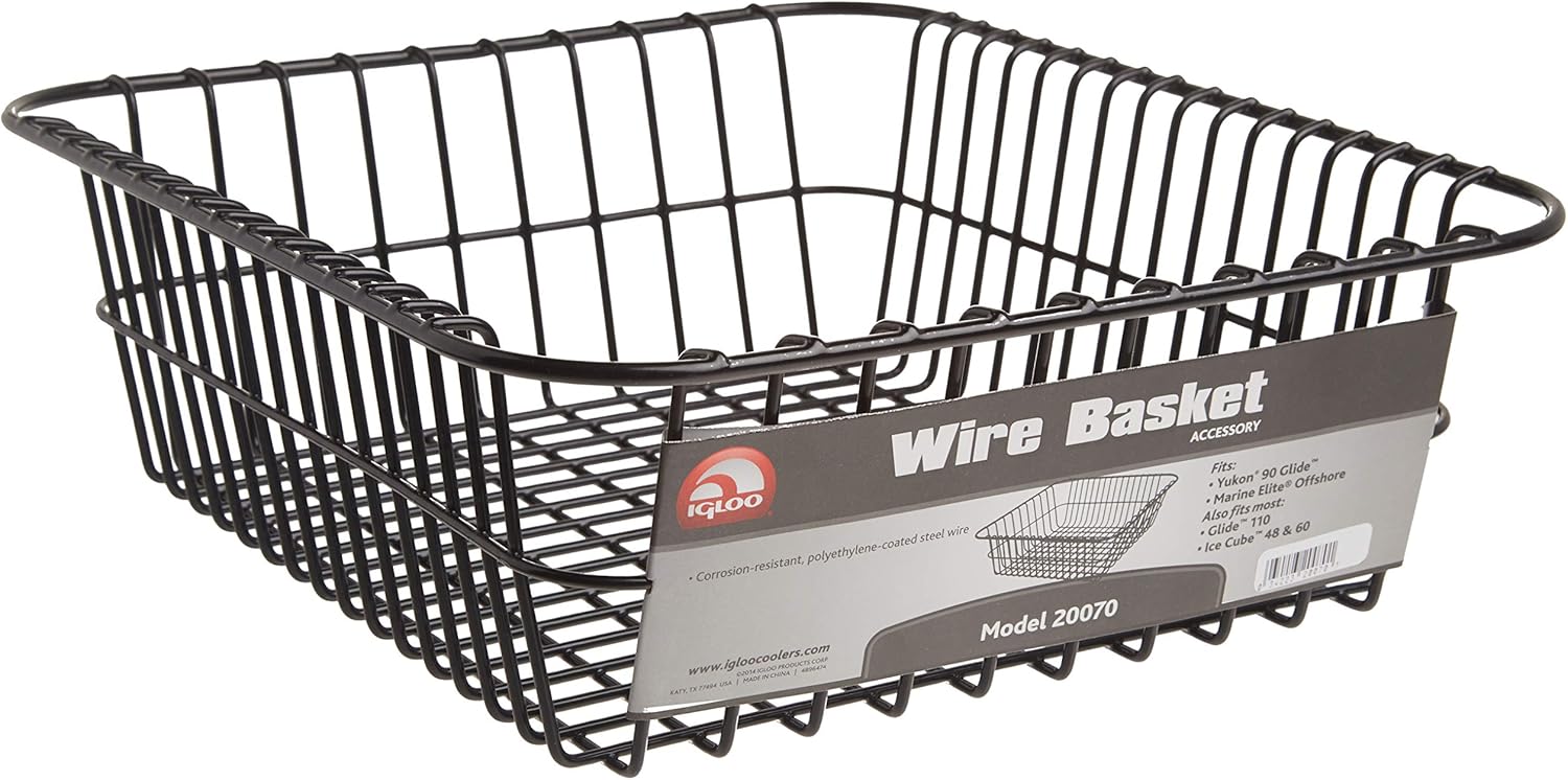 Igloo Wire Basket for 90 Qt Non Rotomold Coolers, Black (20166)