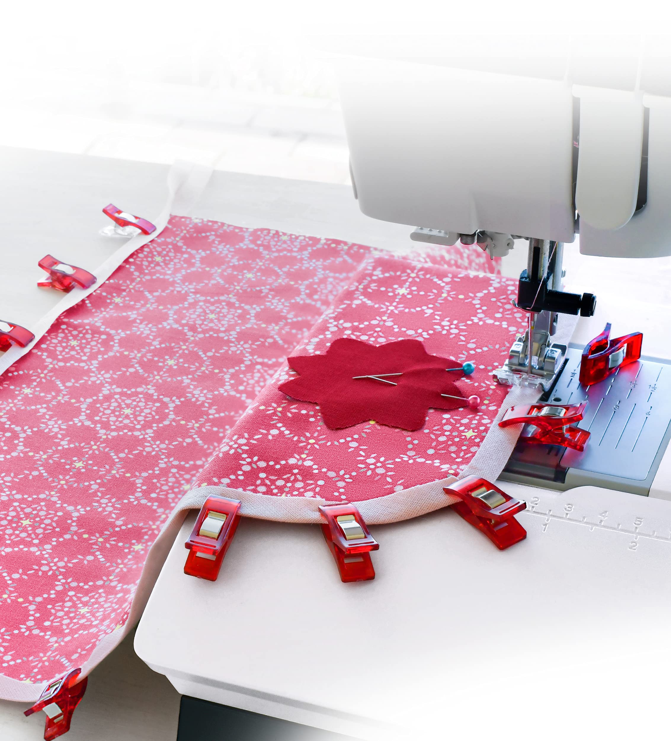 Gütermann creativ Set hilo de coser con 8 bobinas de Coselotodo de 100 m en colores alegres + Clips y Alfileres