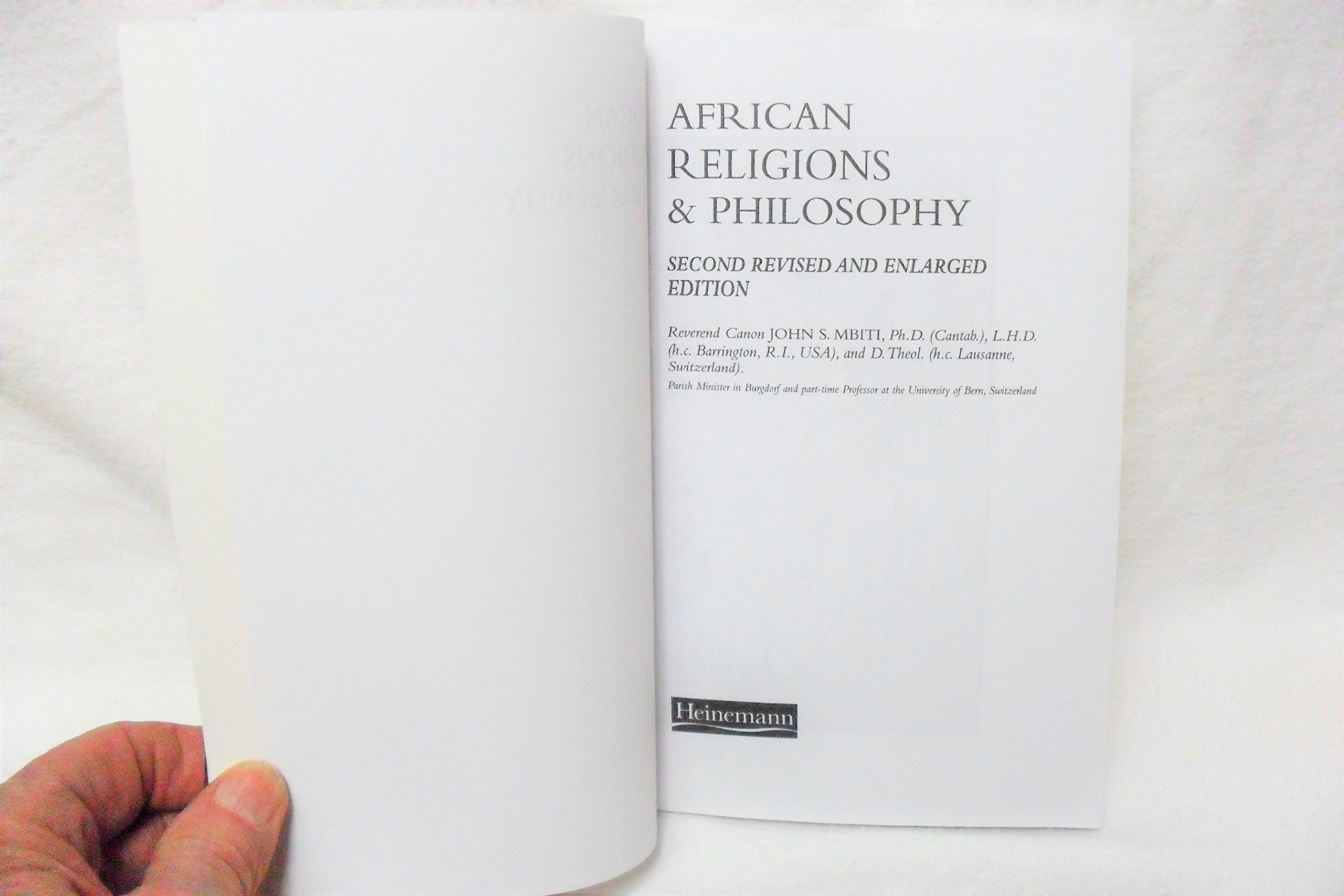 African Religions and Philosophy (2nd edition)