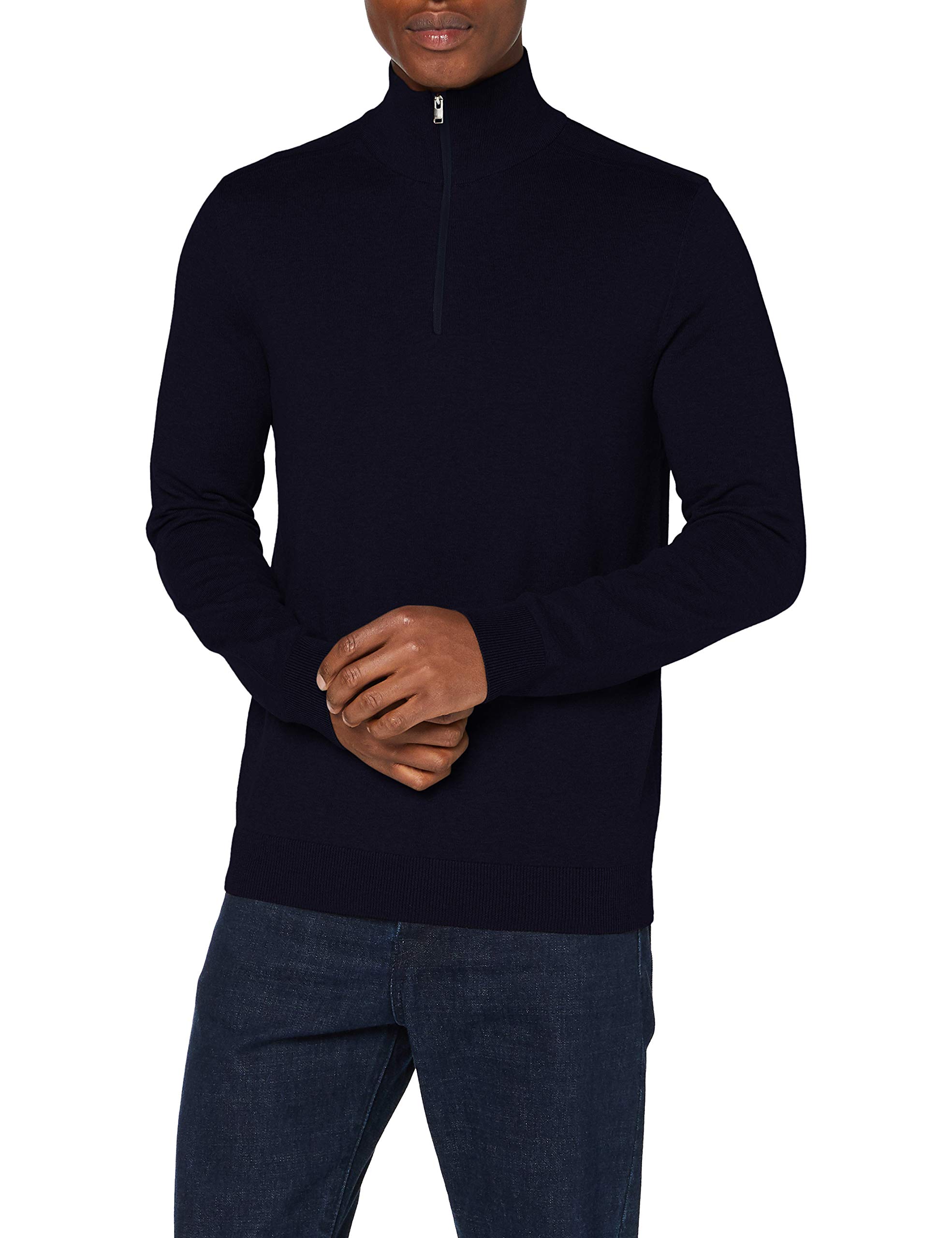 SELECTED HOMME Male Strickpullover Half-Zip