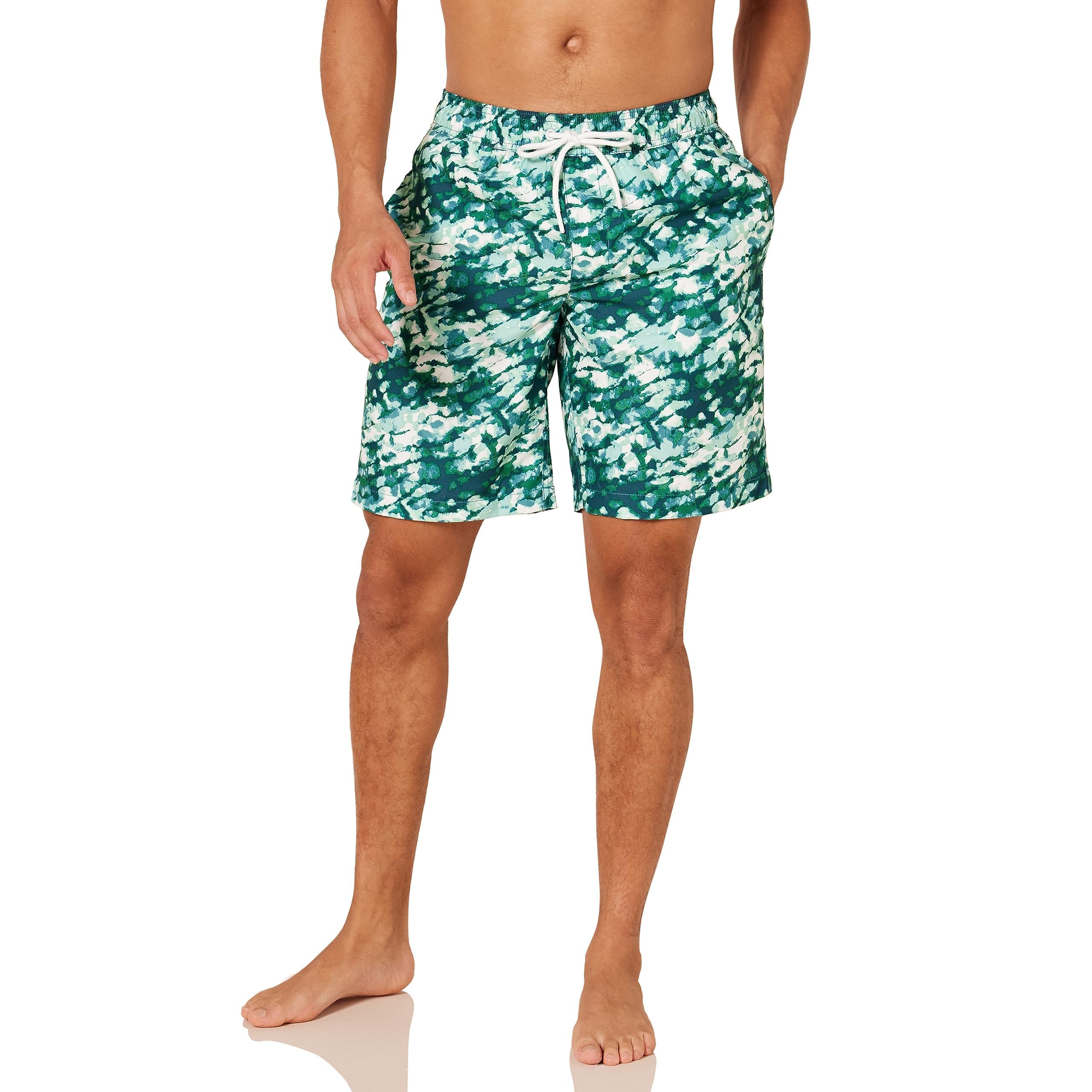 Amazon Essentials Men's S17AE60007 Shorts, Aqua Green, Tie Dye, XL (Manufacturer Size:XL)