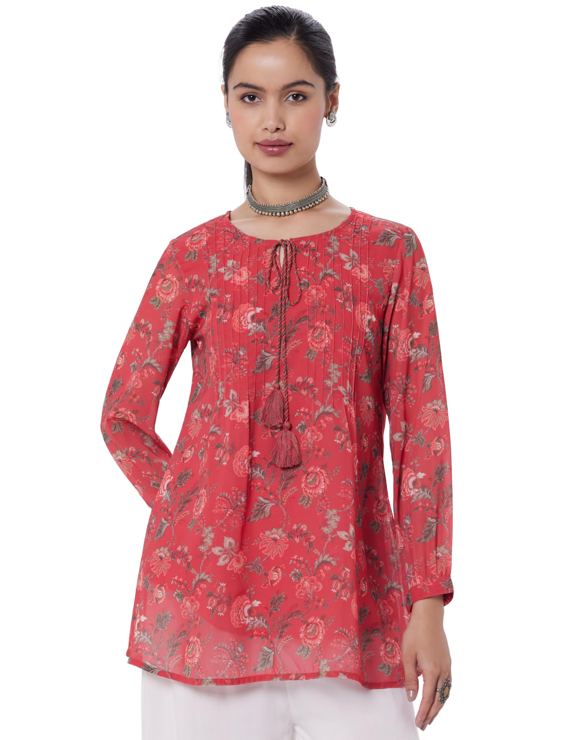 Soch Women's Regular Tunic (FWS4TU30075A_Pink : Amazon.in
