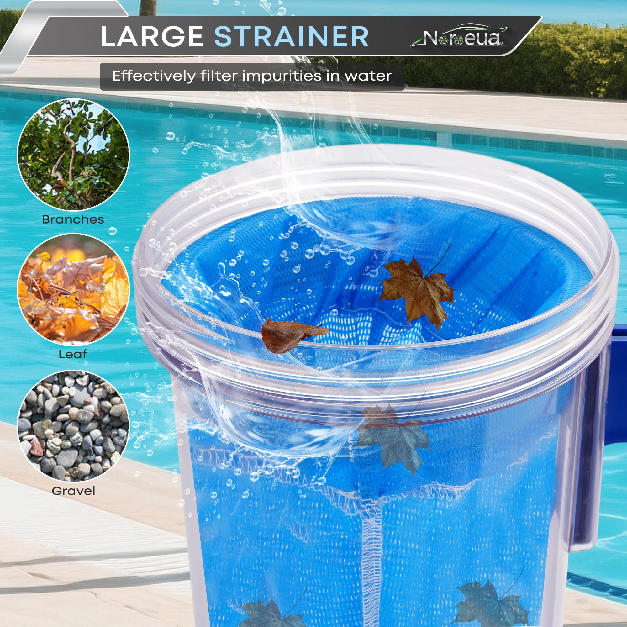 Amazon.com: Noroeua Leaf Canister with Mesh Bag for Hayward W530