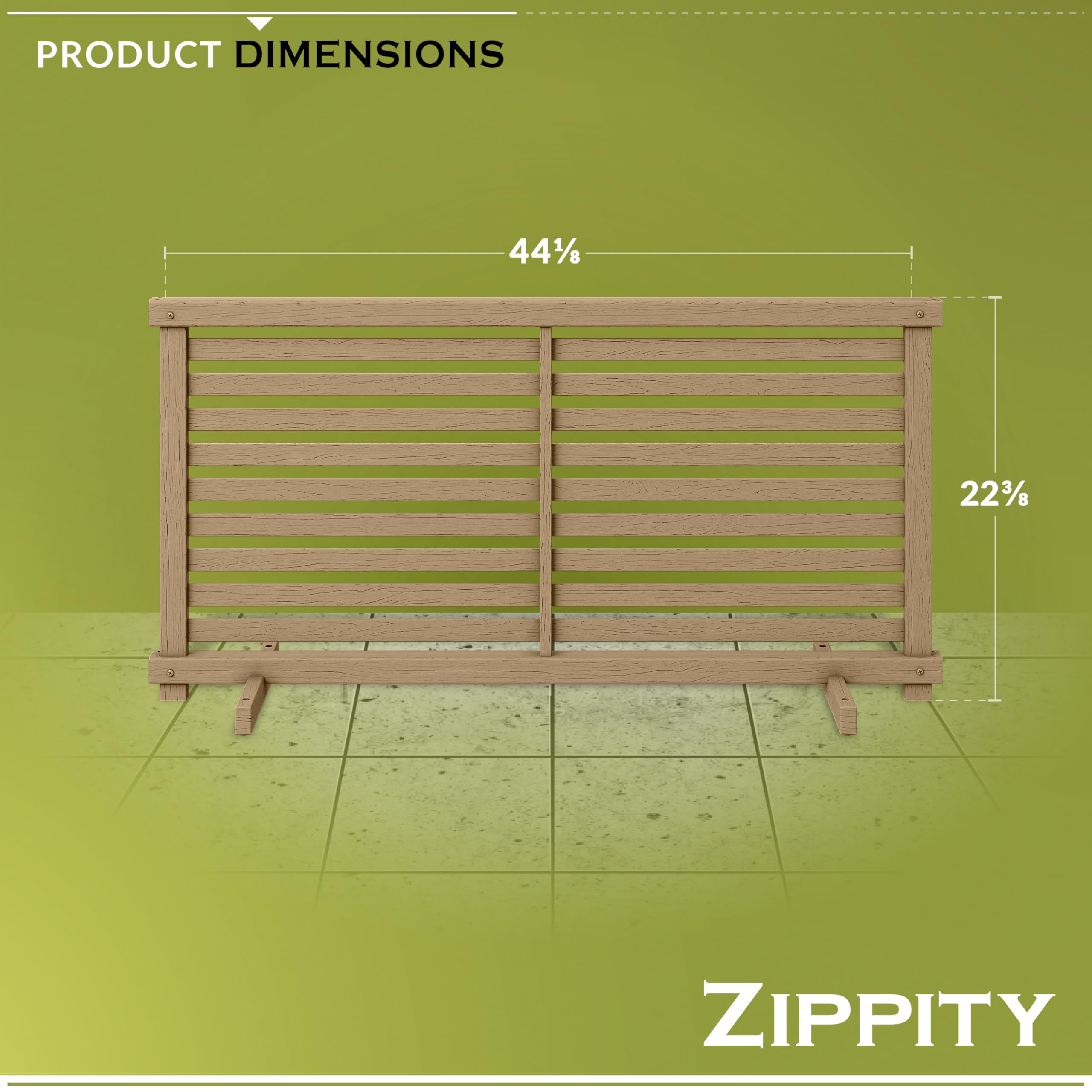 Amazon.com : Zippity Outdoor Products ZP19072 1.9 H x 3.6 ft W