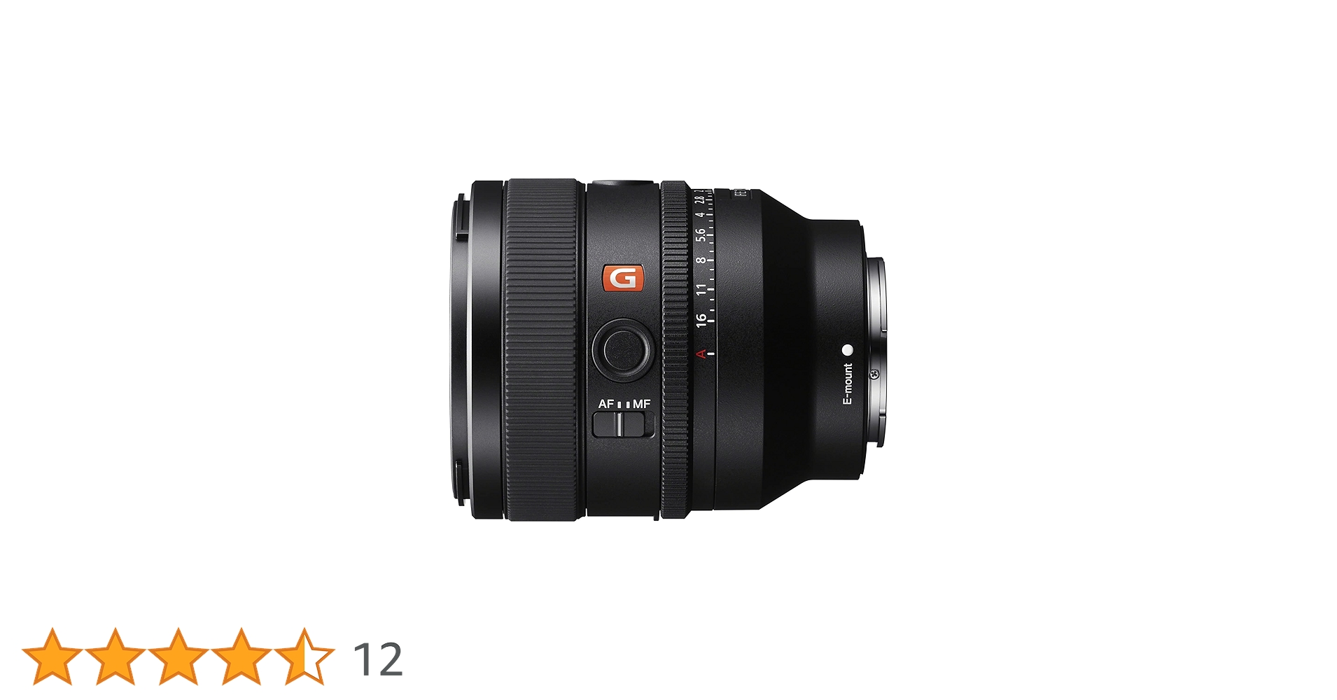 Sony E Mount FE 50mm F1.4 GM Full-Frame Lens (SEL50F14GM