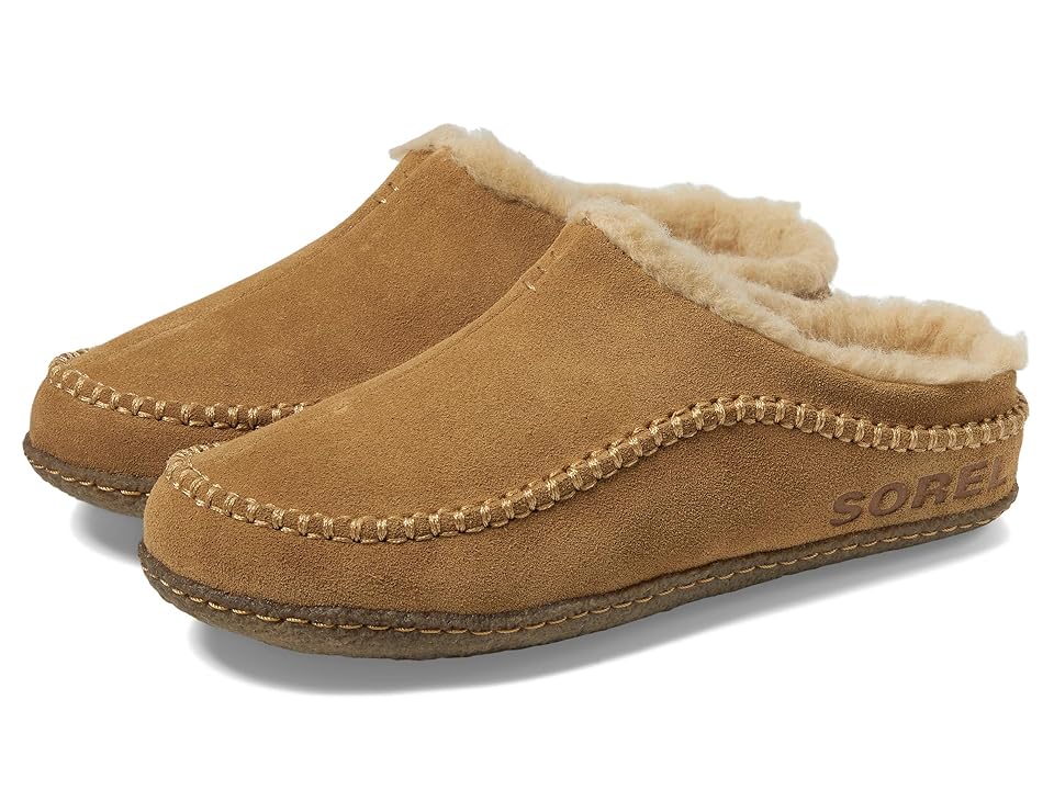 SOREL Falcon Ridge II Scuff Slipper in Camel Brown Curry at Nordstrom, Size 9