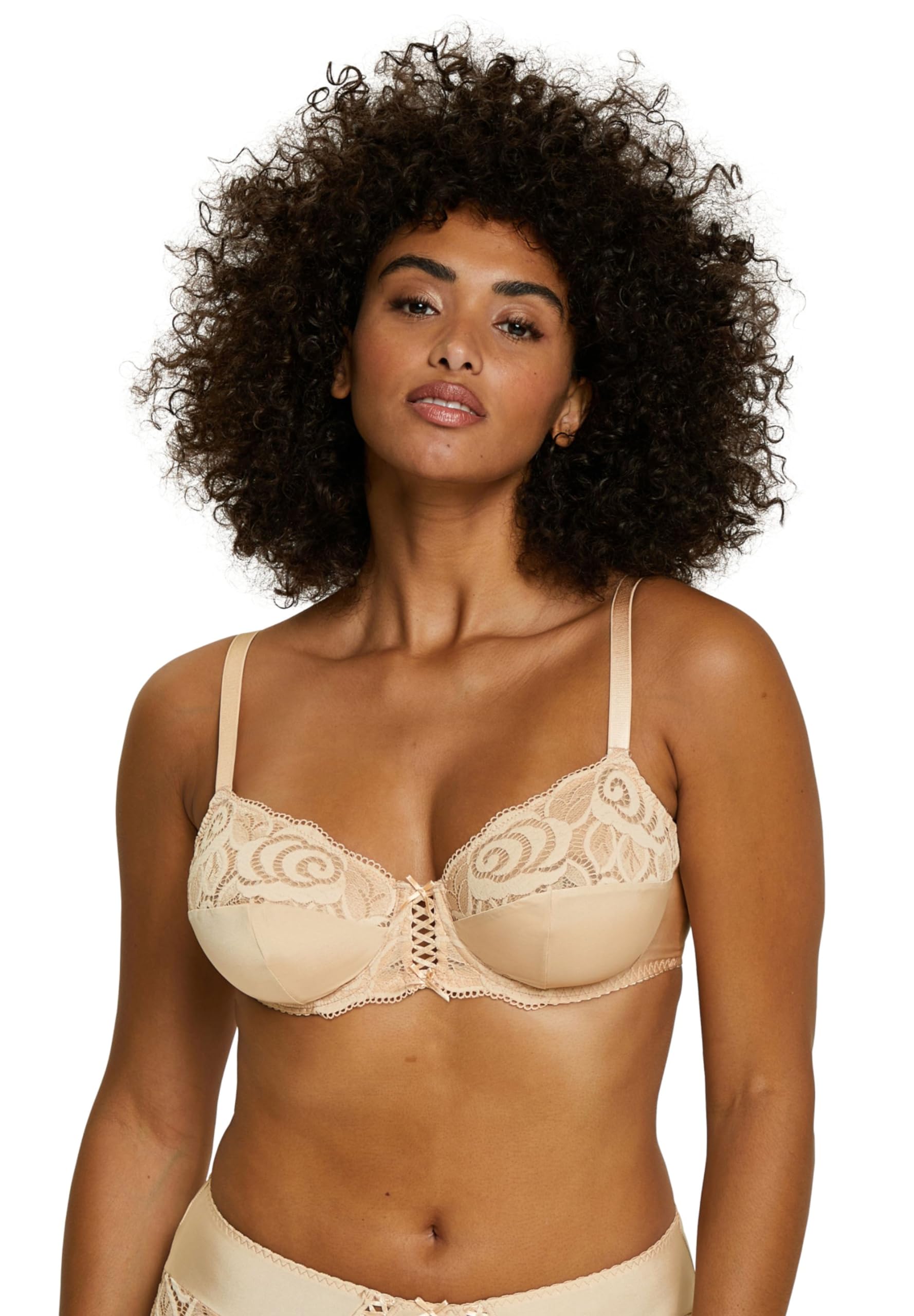 SANS COMPLEXE Women's Amélie Classic Underwired Bra, Beige Blush,