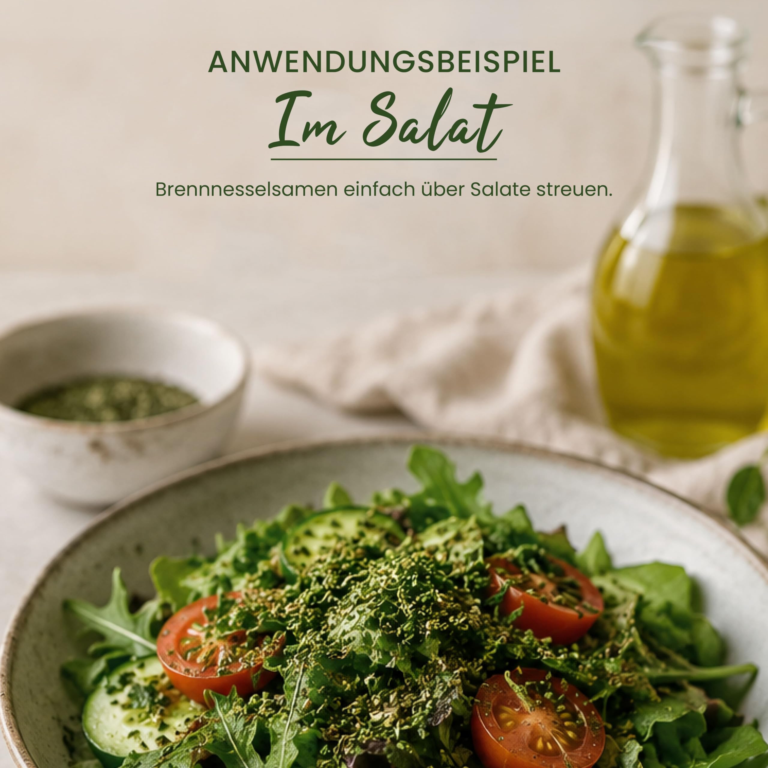 2 kg Brennnesselsamen | Ganz | Keimreduziert | Vegan | Rohkost | TASTE MARKET Qualität | Brennessel Samen ganz