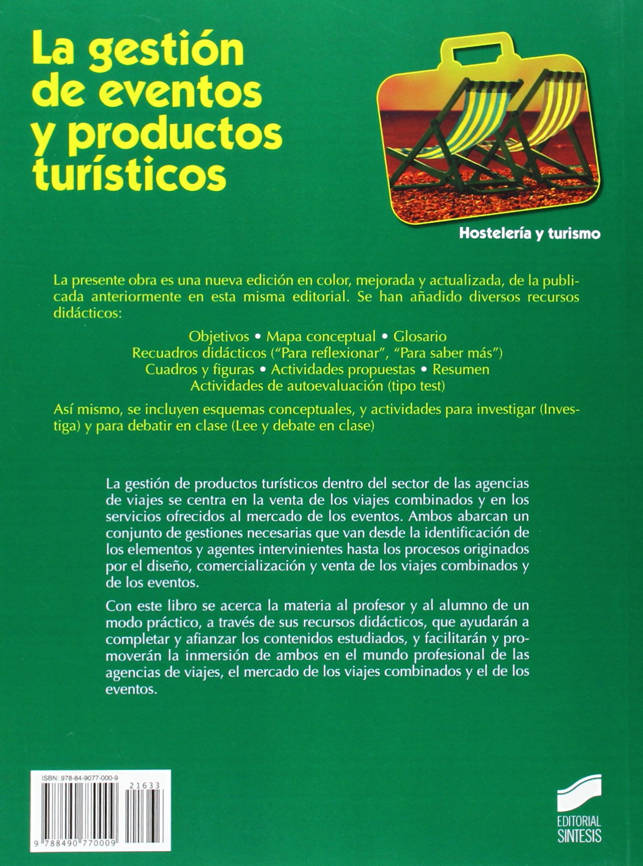 La gestión de eventos y productos turísticos: 33
