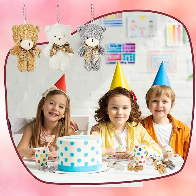 18 Ositos de Peluche Mini 4.72 Pulgadas para Manualidades miniatura 3