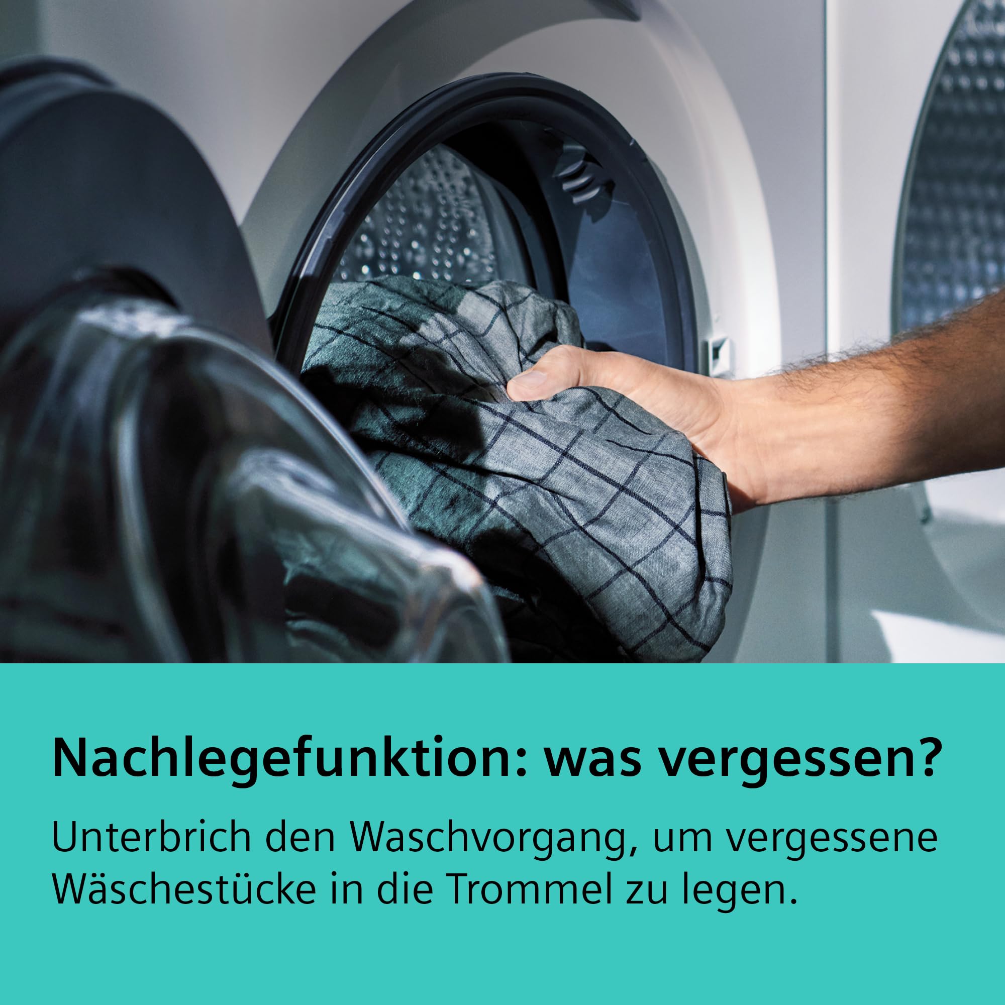 Siemens iQ500 WU14UT42 Waschmaschine 9kg 1400 UpM Unterbaufähig varioSpeed LED-Display aquaStop