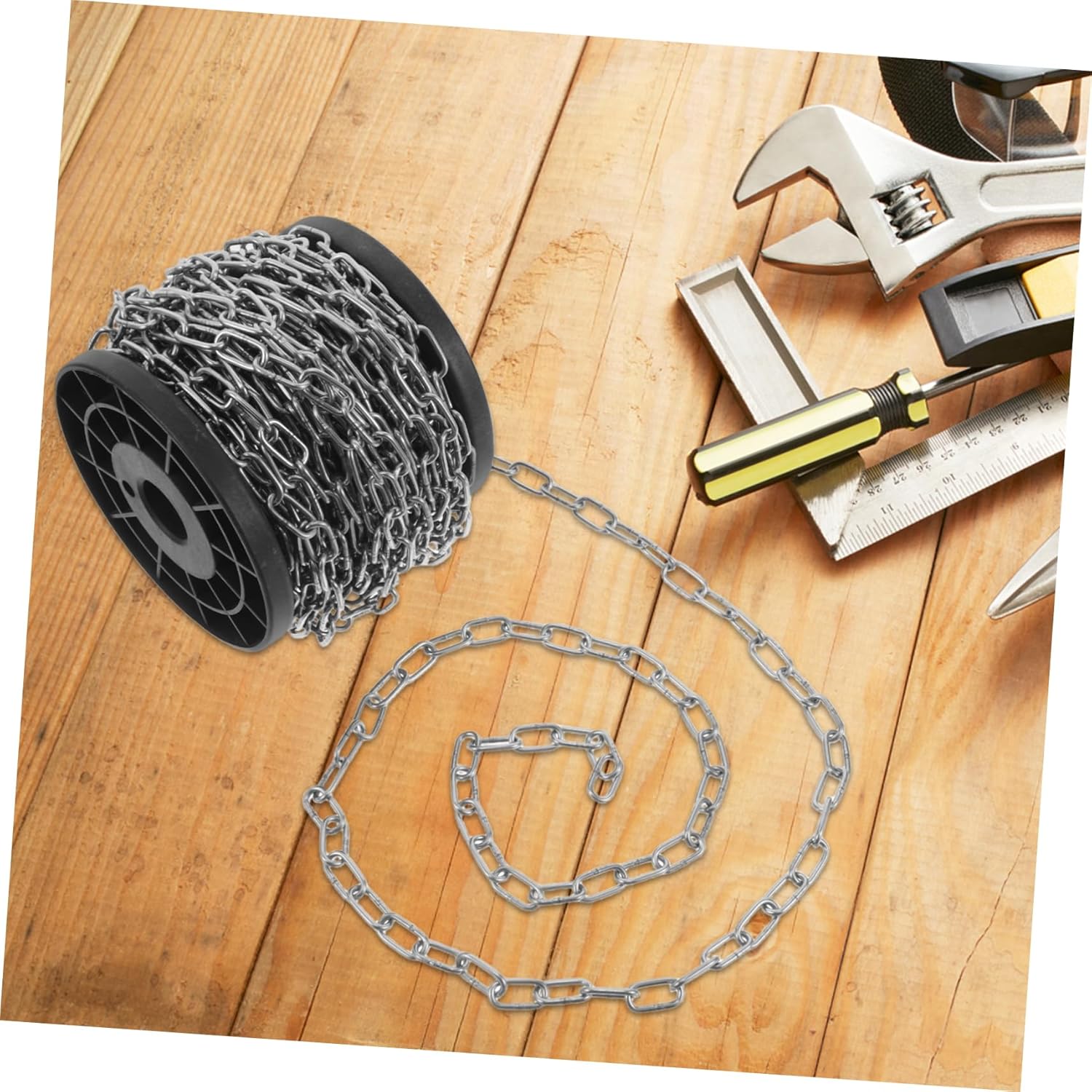 1roll Versatile Hanging Chain Metal Chain Link for Home Outdoor Camping Arts Crafts