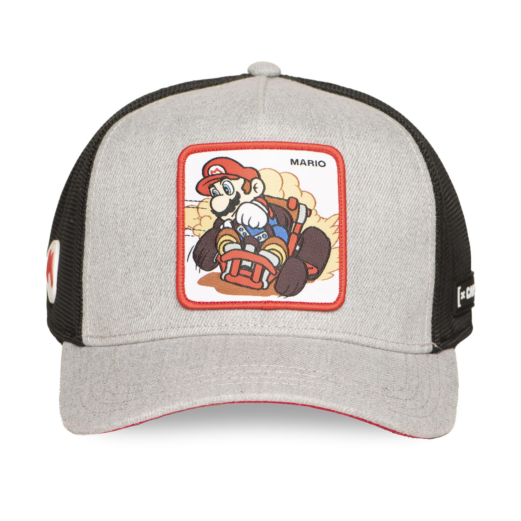 Capslab Semi Curved Super Mario Cap Basecap Baseballcap Truckercap Meshcap Damen/Herren - Snapback, mit Schirm Frühling-Sommer Herbst-Winter Frühjahr Sommer Herbst