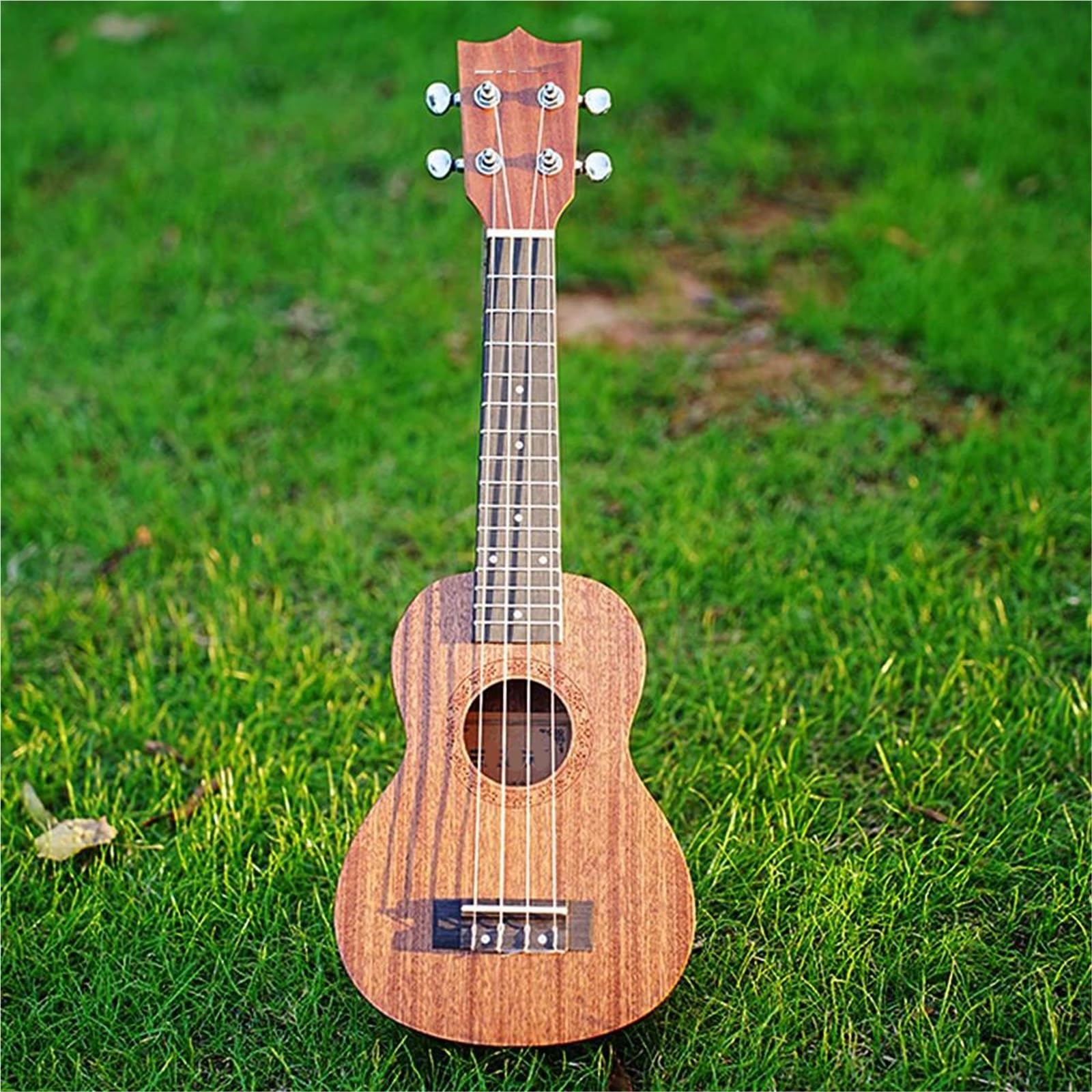 Zestaw Dla Początkujących Ukulele Sopranowe Sapele Wood 21 Cali W Stylu Gitary Hawajskiej Ukulele
