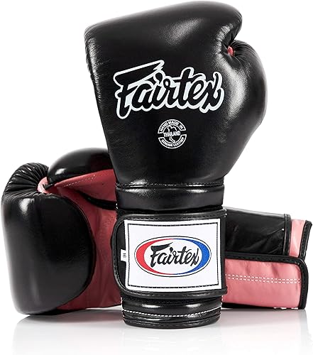 Fairtex Muay Thai Boxing Gloves BGV9 - Heavy Hitter Mexican Style - 10 12 14 16 oz. Training & Sparring Gloves for Kick Boxing MMA K1