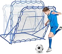 Winthai 3.7x3.7FT Soccer Rebounder Net - Quick-Switch Angles for Passing, Volley & Ground Training - Kids Teens Adults