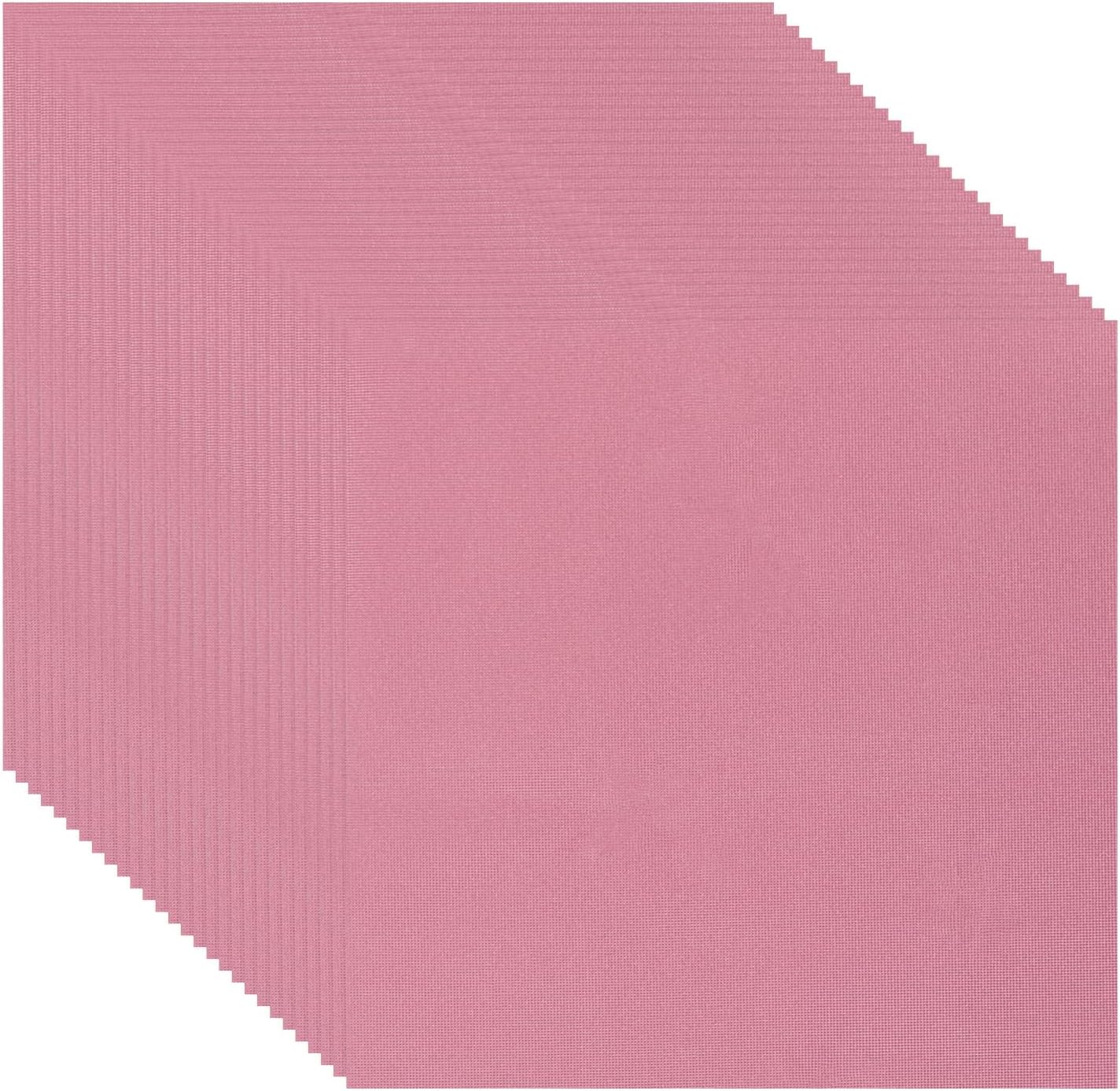 Foil Candy Wrapper 100Pcs 6x6 Inch Aluminum Chocolate Bar Wrapping Paper Sheets for Wedding Birthday Christmas (Pink, 6x6)