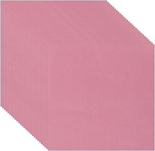 Foil Candy Wrapper 100Pcs 6x6 Inch Aluminum Chocolate Bar Wrapping Paper Sheets for Wedding Birthday Christmas (Pink, 6x6) - Buy now