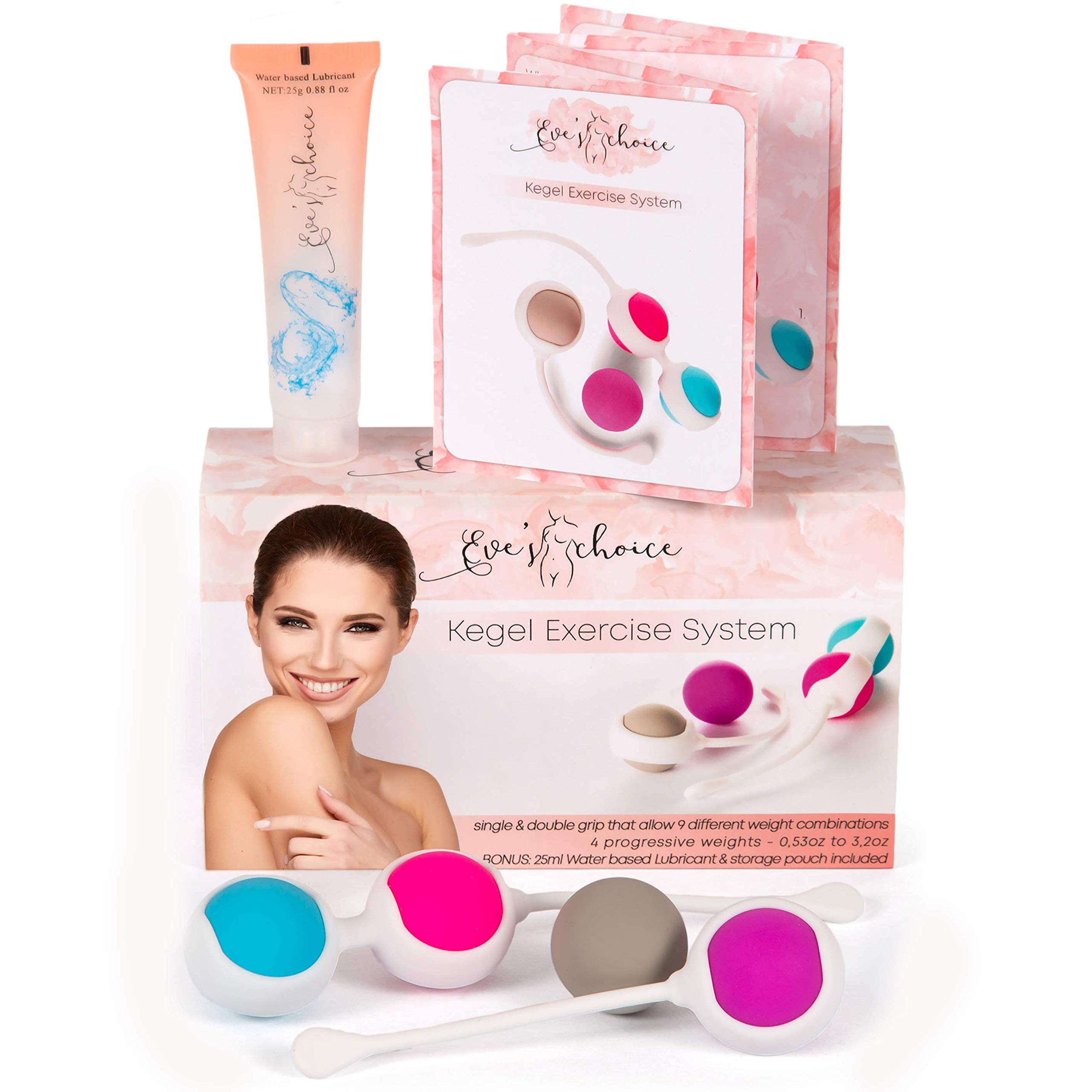 Kegel Balls for Beginners and Advanced - Kegel Exercise Weights – Doctor Recommended for Bladder Con