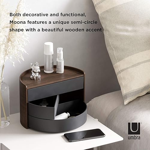 Vista 14 de Umbra Joyero Moona, blanco/natural