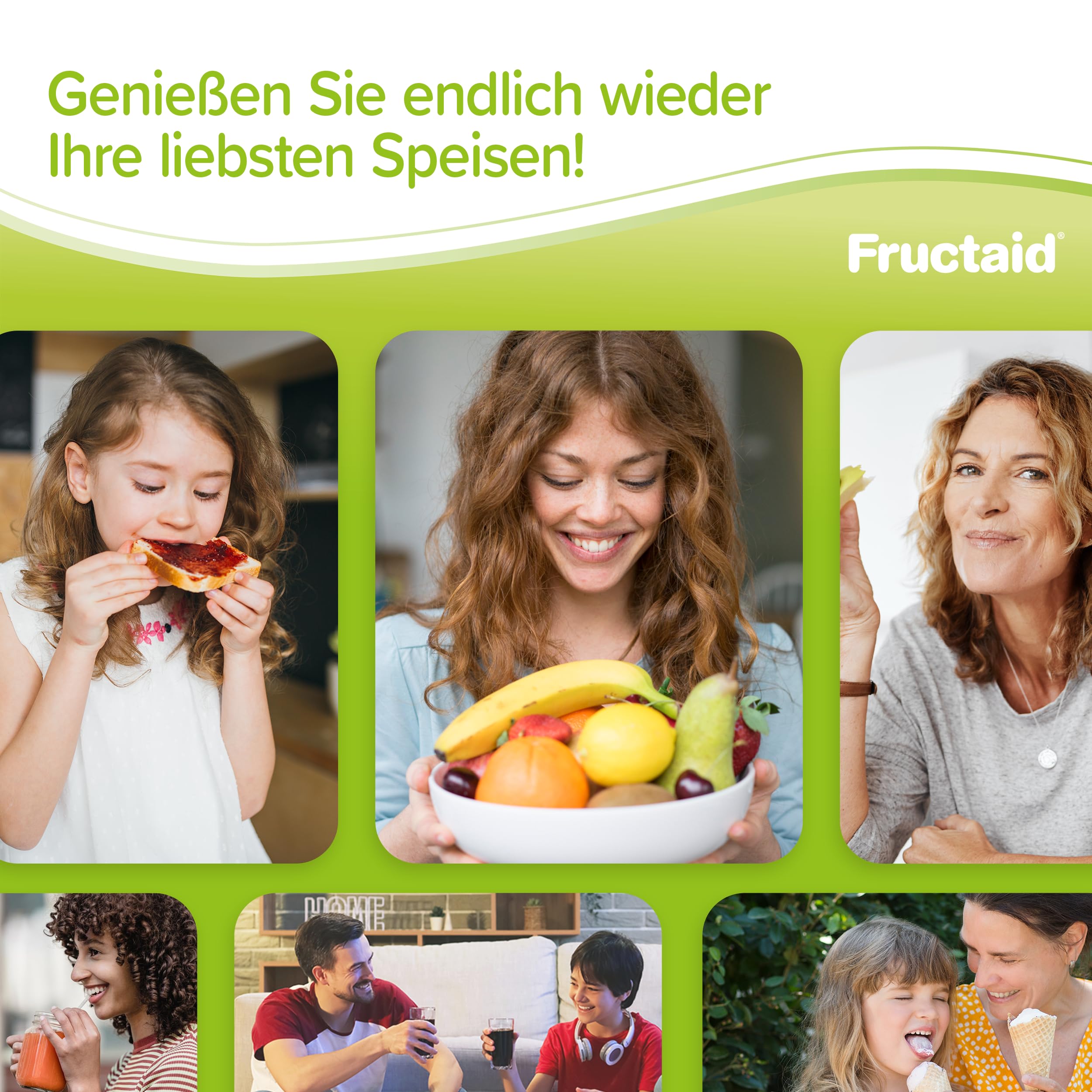 pro natura Fructaid – 120 Kapseln bei Fructose-Intoleranz, Supplement zur Prävention und Linderung von Fructose-Malabsorption bedingten Verdauungsbeschwerden